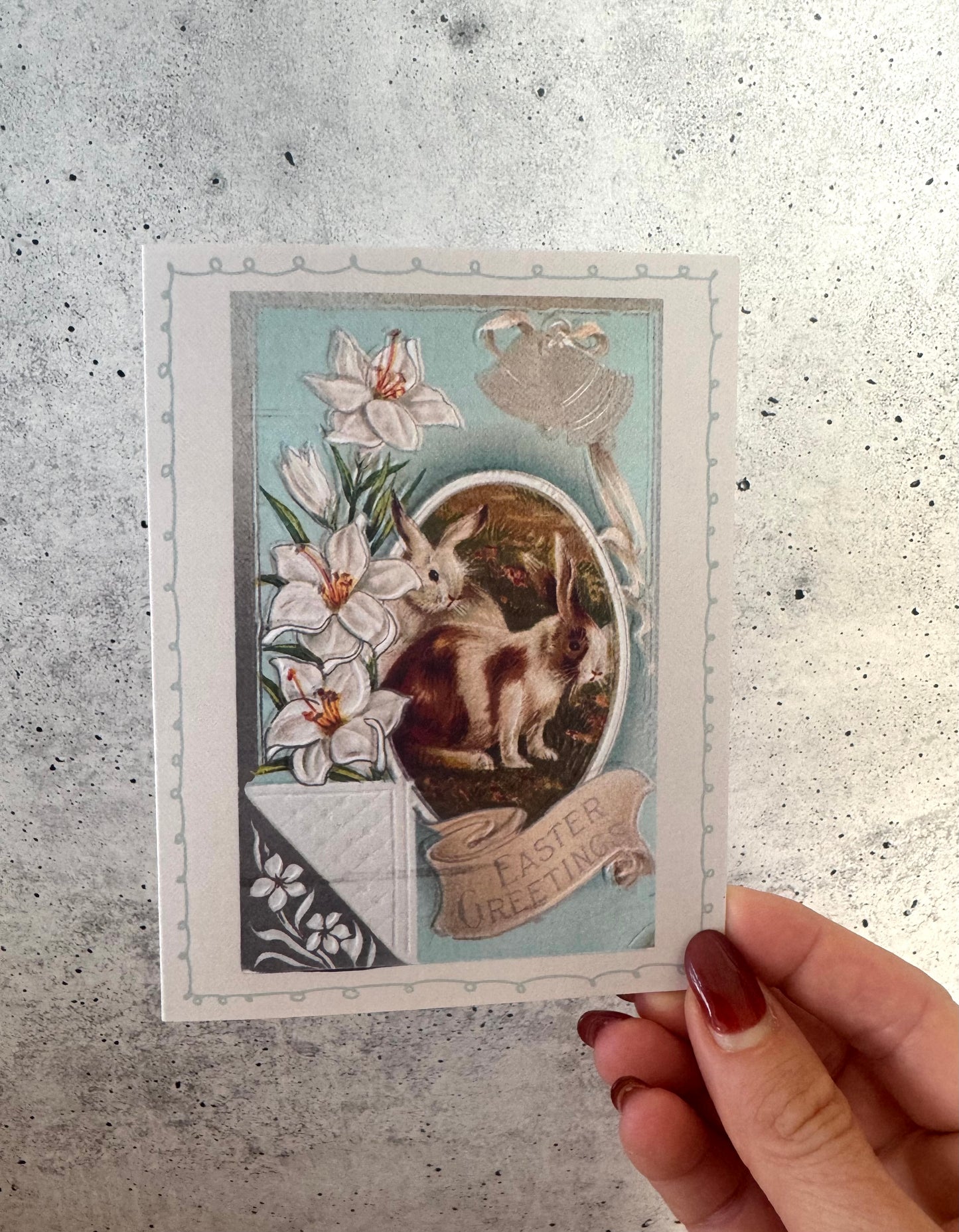 Easter Greetings Vintage Card