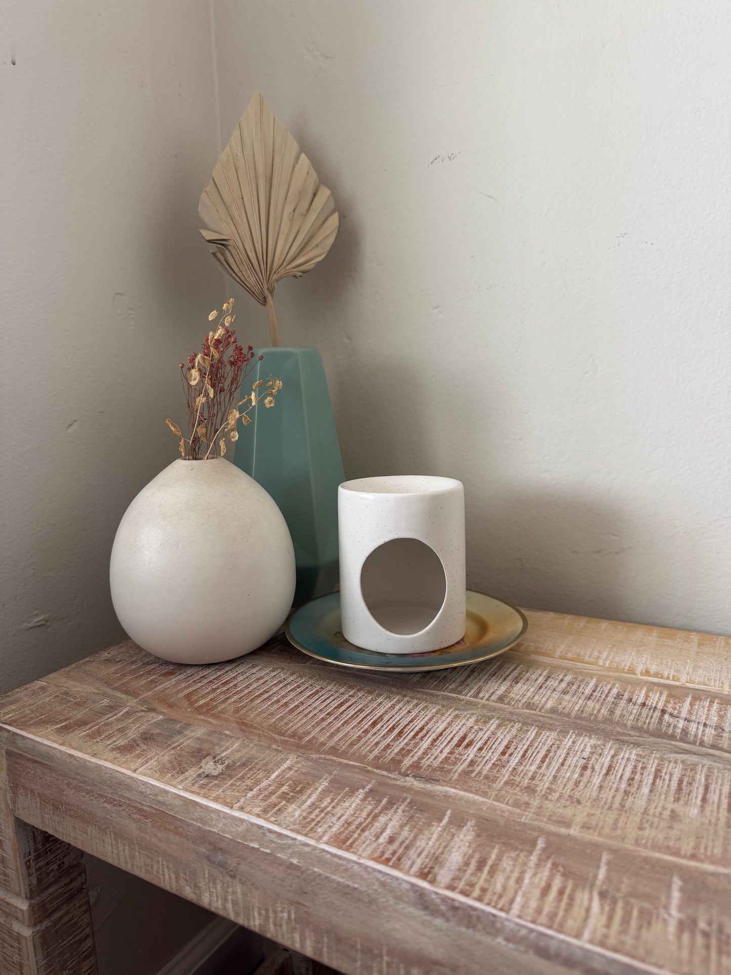 Minimalist Speckled Ceramic Wax Melt warmer