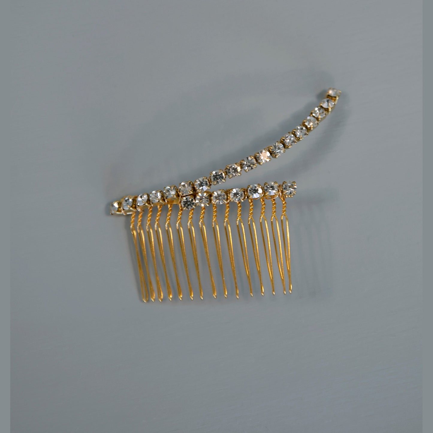 Lila - Modern Sparkling Swarovski Hair Comb