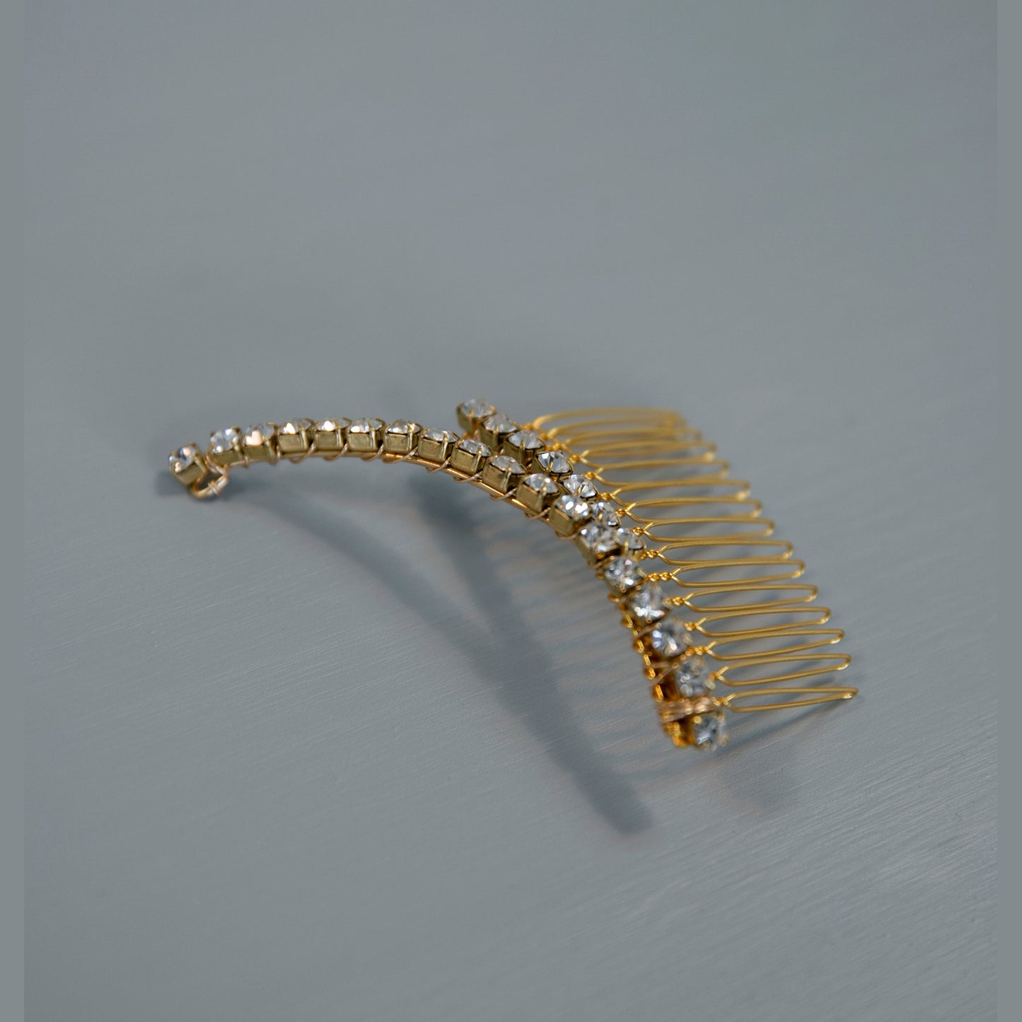 Lila - Modern Sparkling Swarovski Hair Comb
