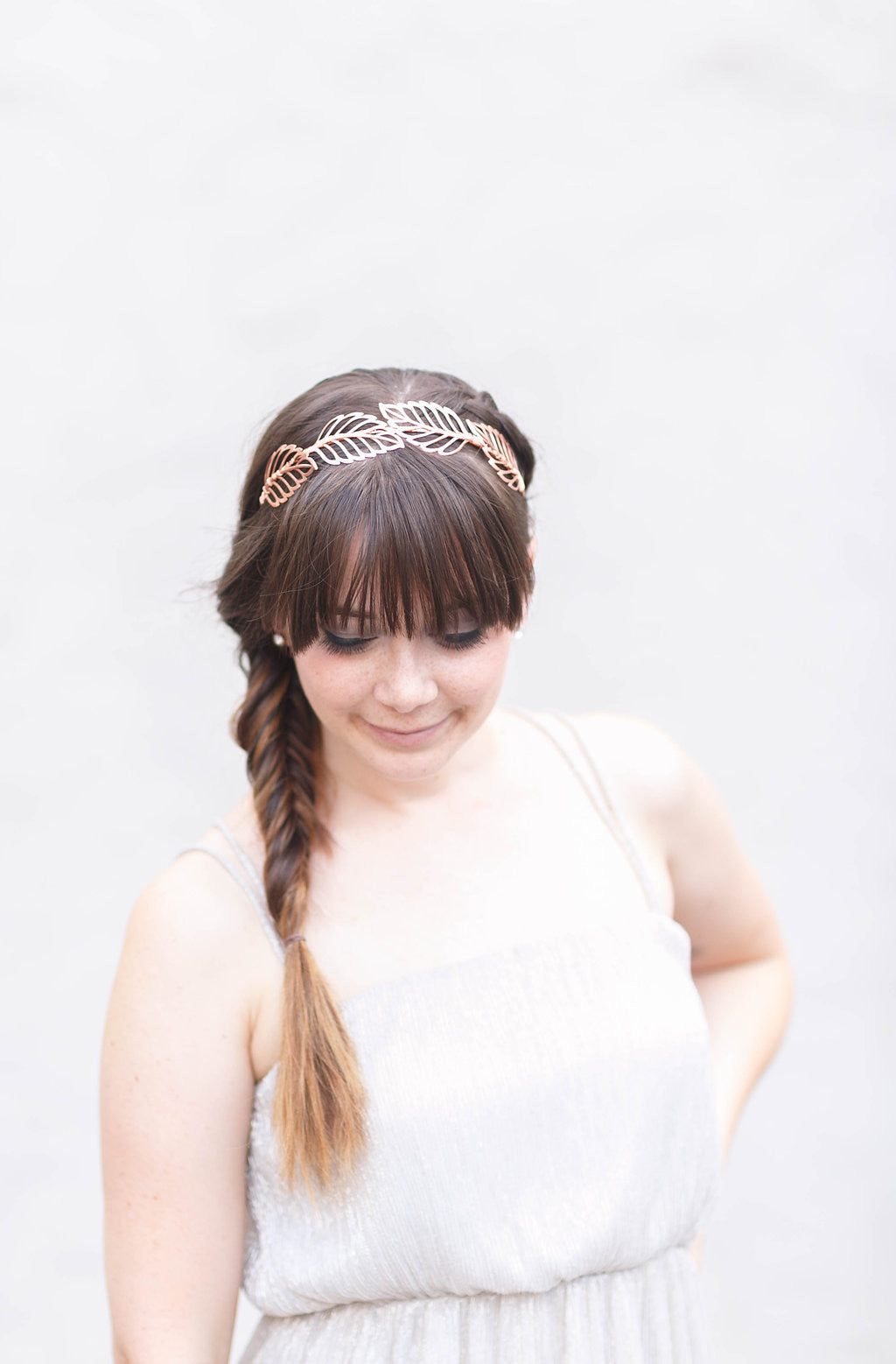 gold leaf headband