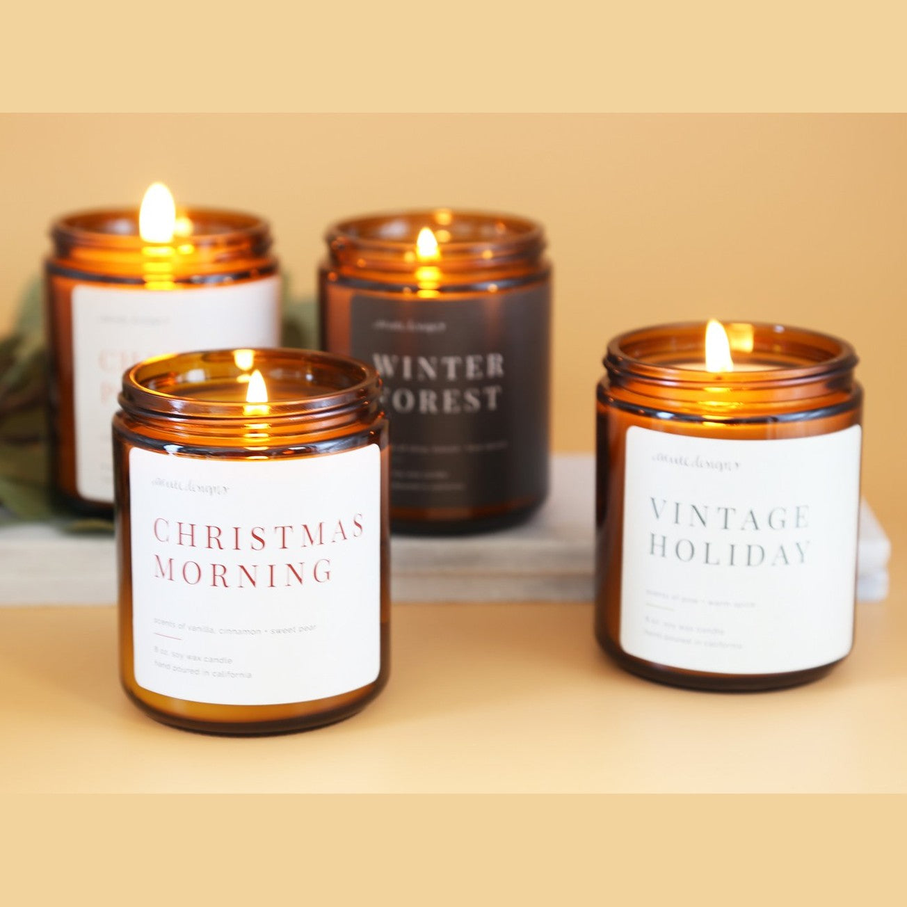 Champagne Pop Candle - Scented Holiday Candle, Scents of champagne and bright grapefruit