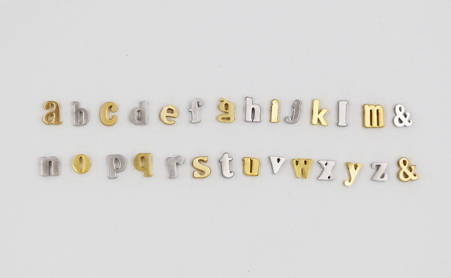 Double Letter - Monogrammed Necklace - Gold Fill or Sterling Silver