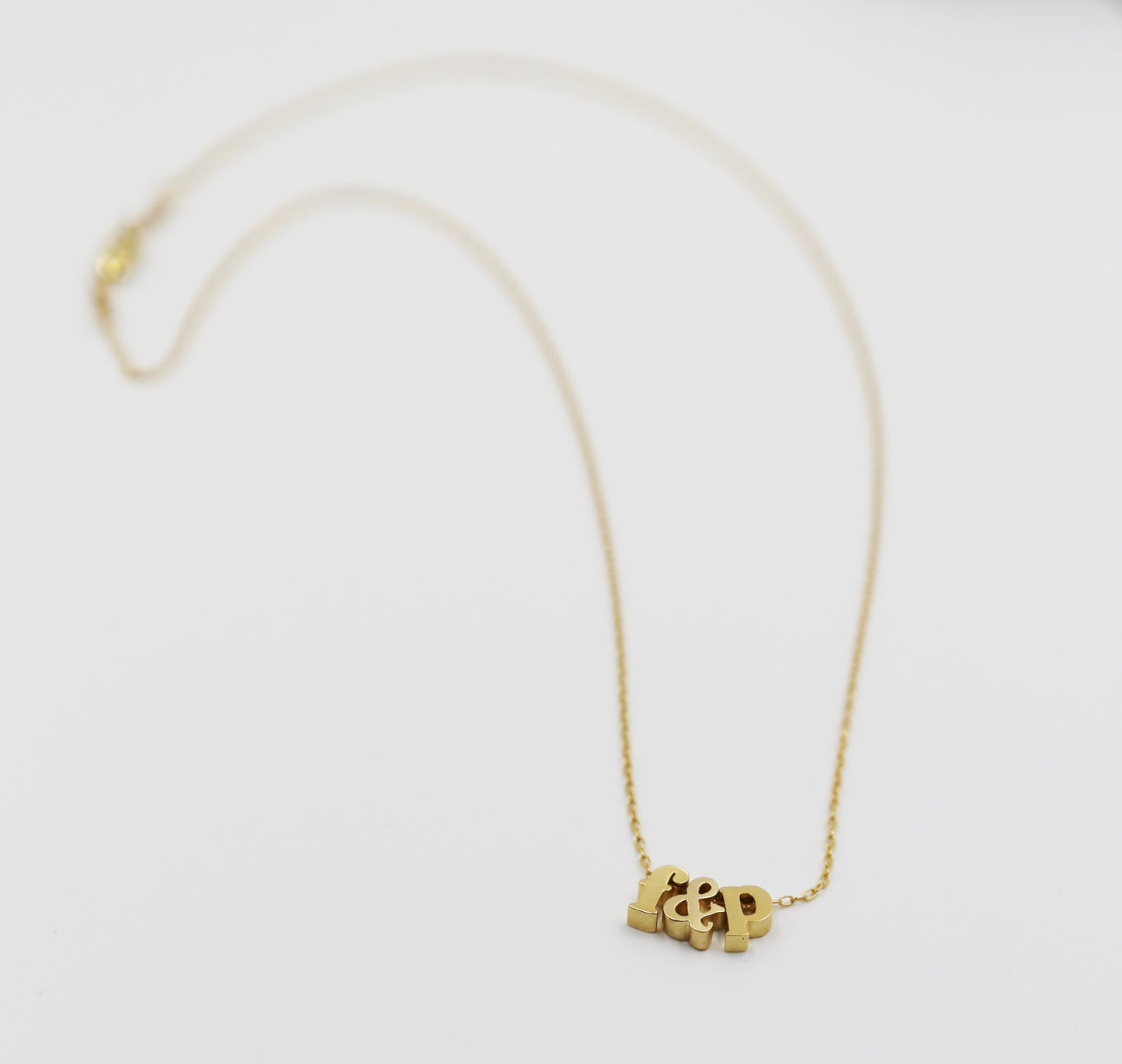 Double Letter - Monogrammed Necklace - Gold Fill or Sterling Silver