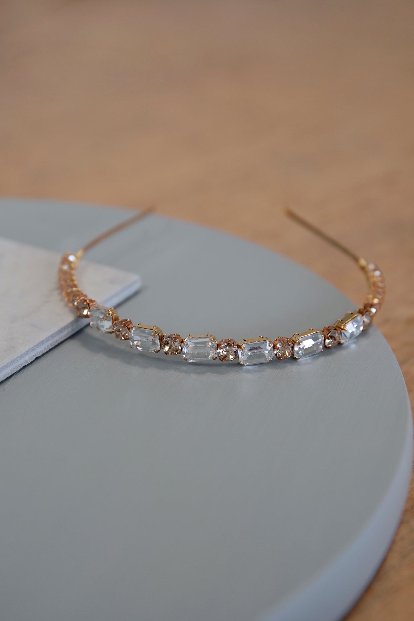 Iris - Sparkling Octagon Swarovski Headband