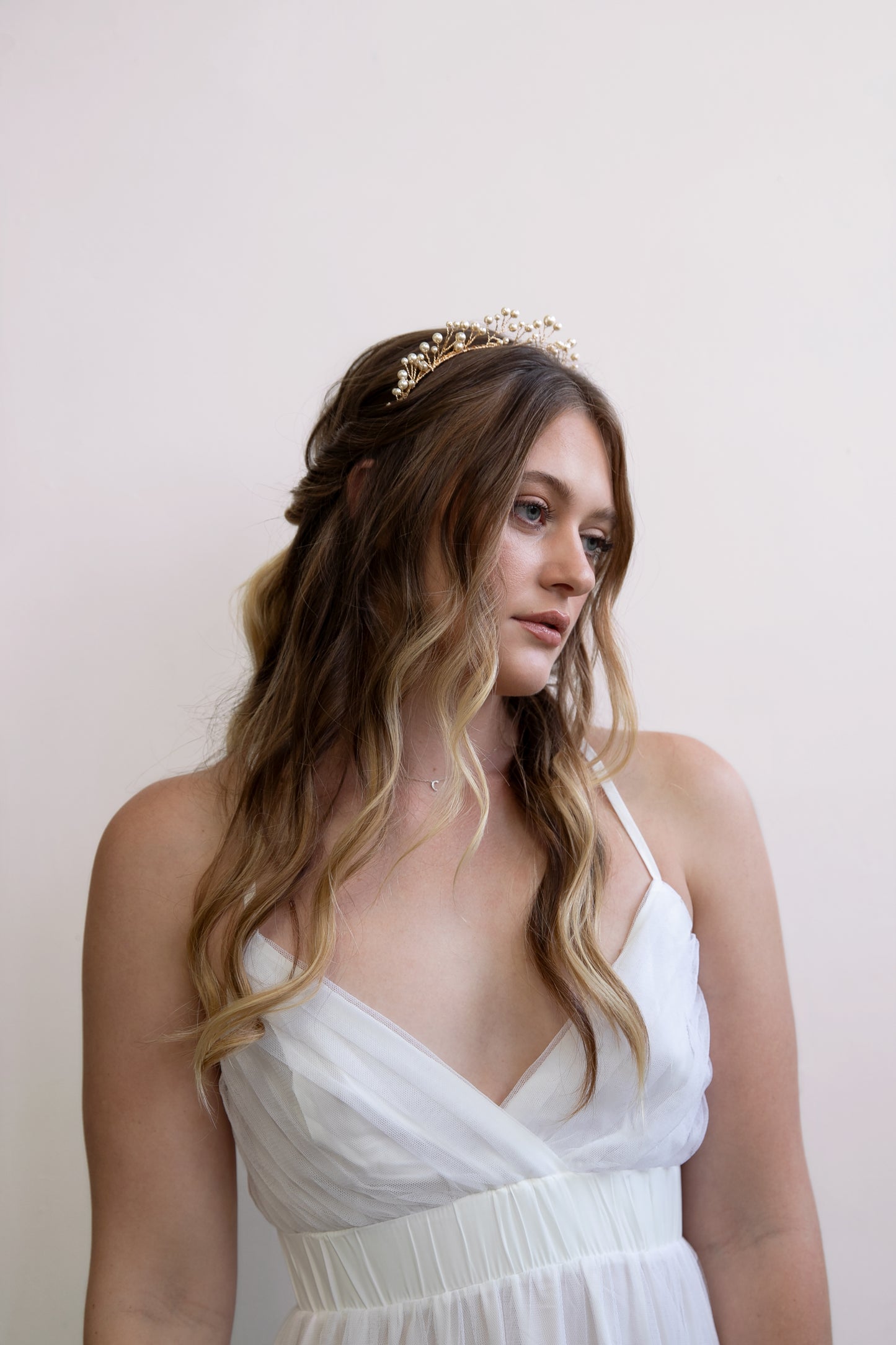 Madeline - Pearl Branch Crown, headband, Tiara