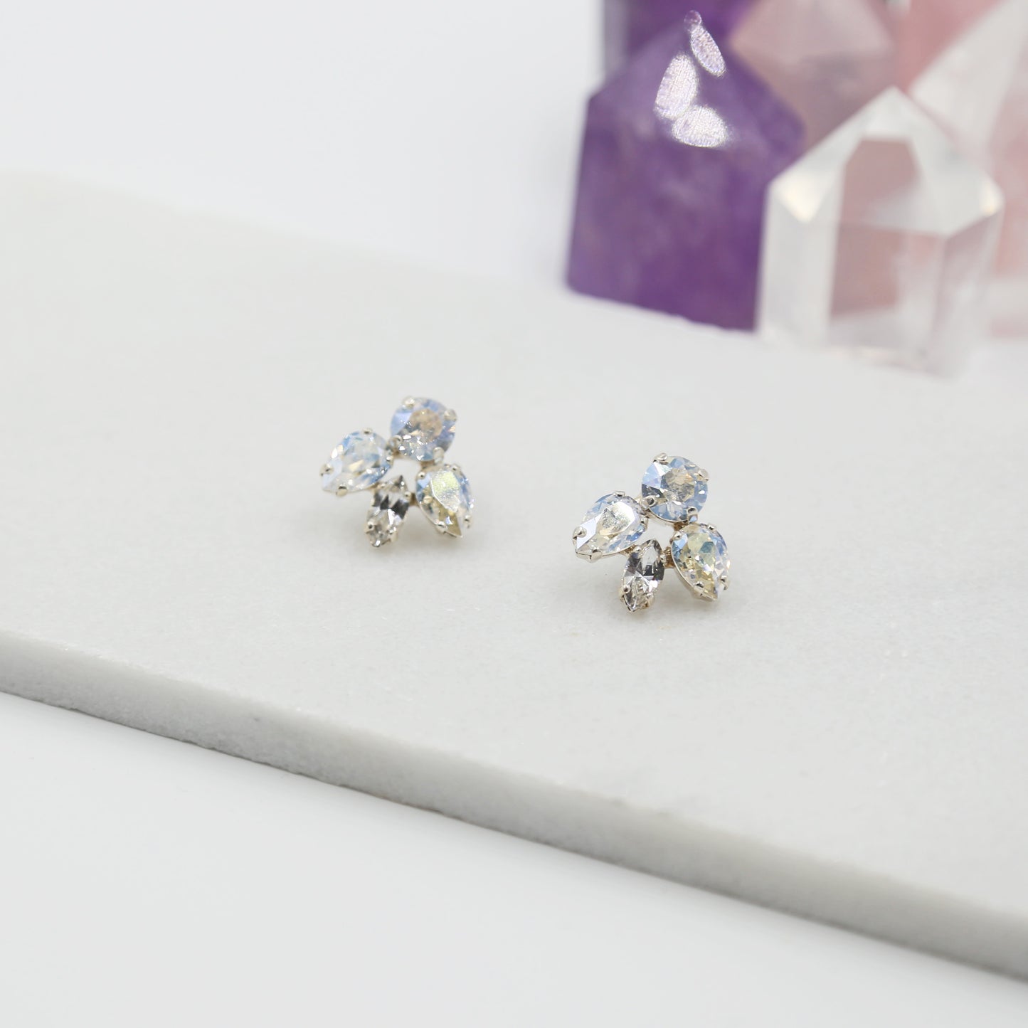Swarovski Statement Stud Earrings