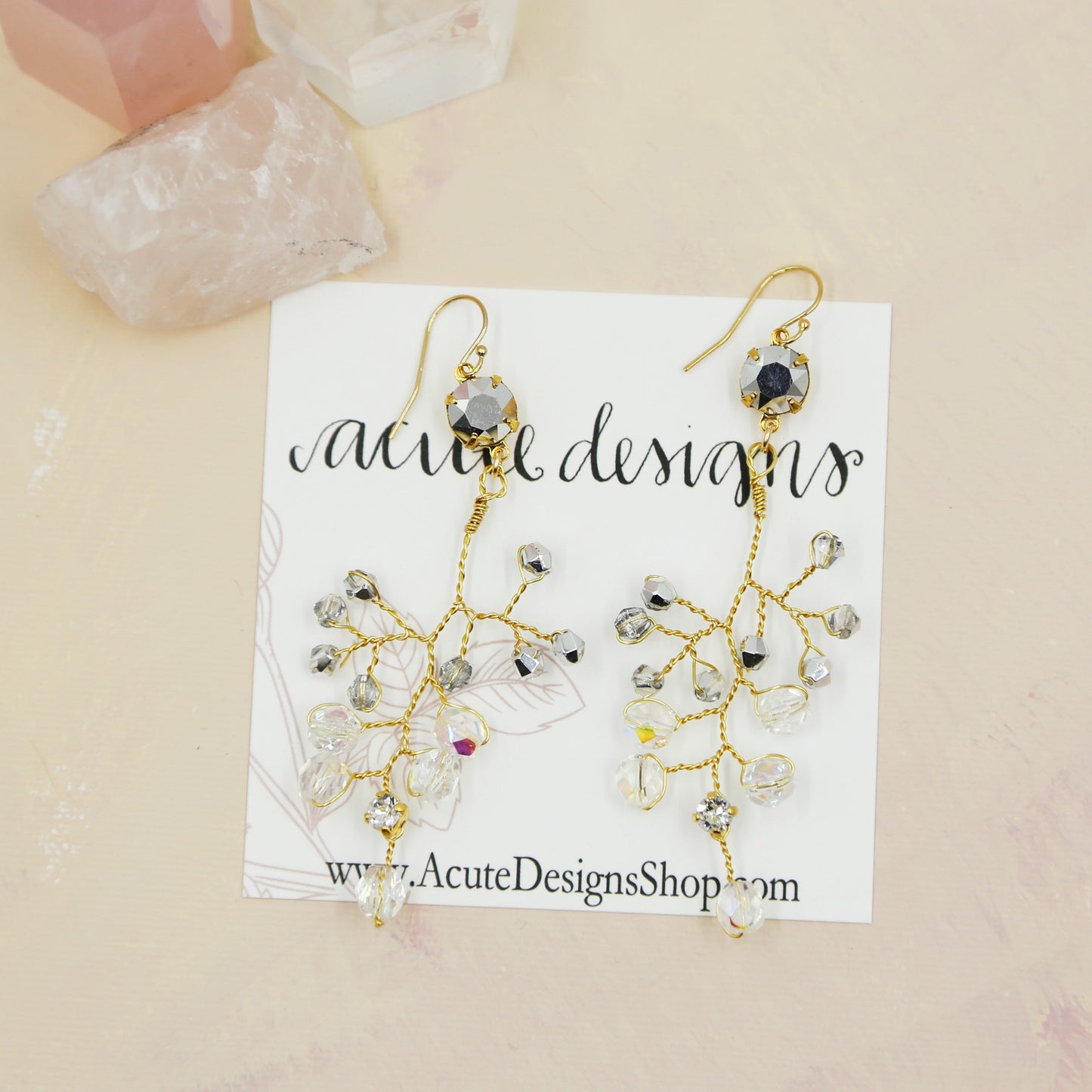 Swarovski Vine Statement Earrings