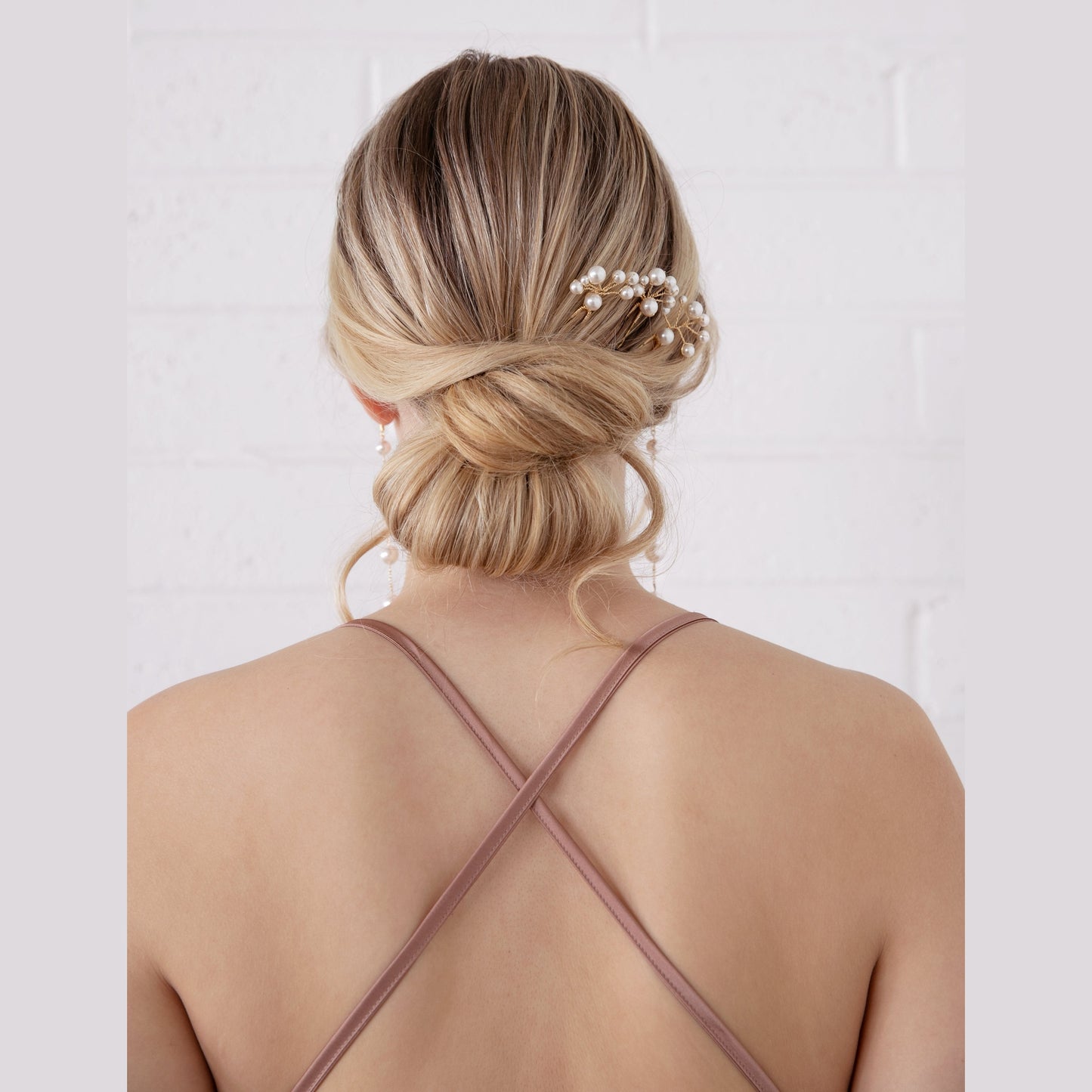 Millie - Set of Three Pearl Burst Hair Pins