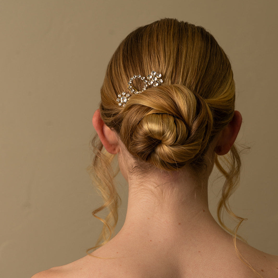 Set of three sparkling hairpins - Bridal hair pice, wedding hair piece, barrettes