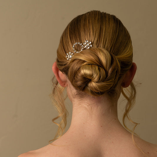 Set of three sparkling hairpins - Bridal hair pice, wedding hair piece, barrettes
