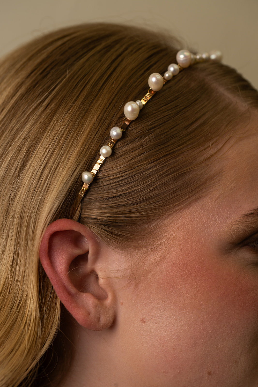 Freshwater Pearl Bridal Headband – Wedding Hair Piece