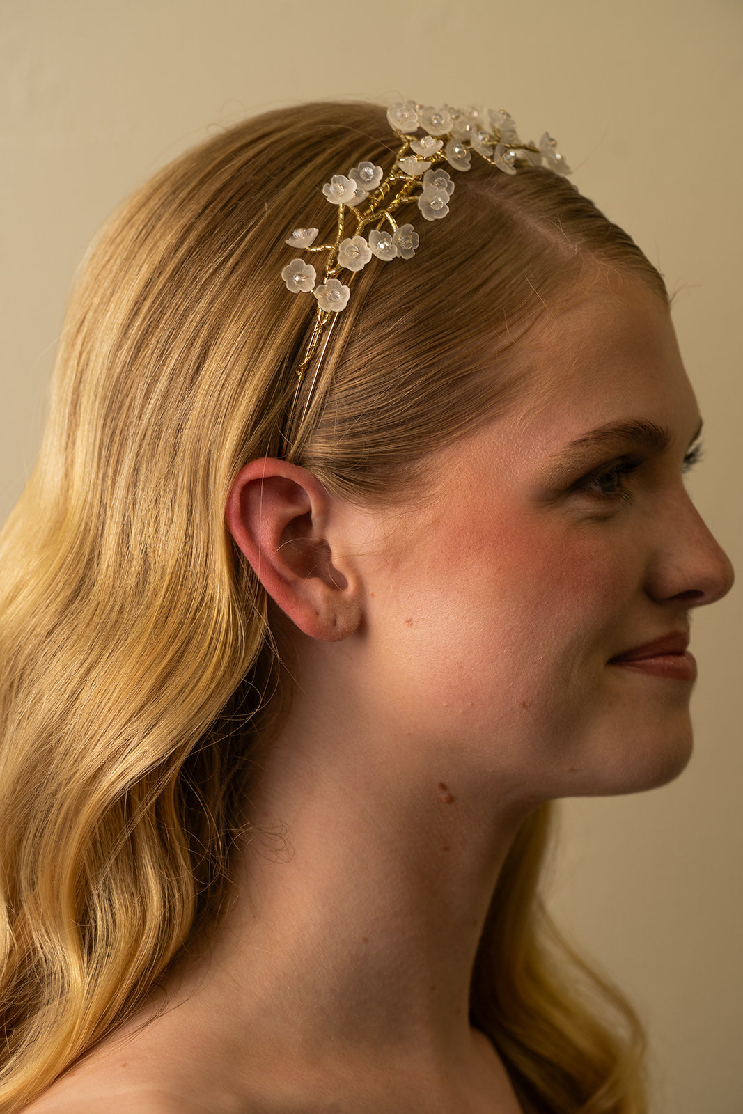 Delicate Flower Vine Crown – Bridal Wedding Hair Piece