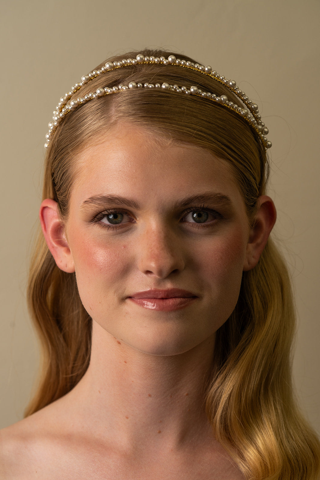 Double Vine Delicate Pearl Crown – Bridal Wedding Hair Piece
