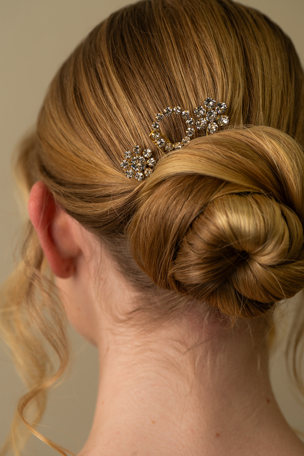 Set of three sparkling hairpins - Bridal hair pice, wedding hair piece, barrettes