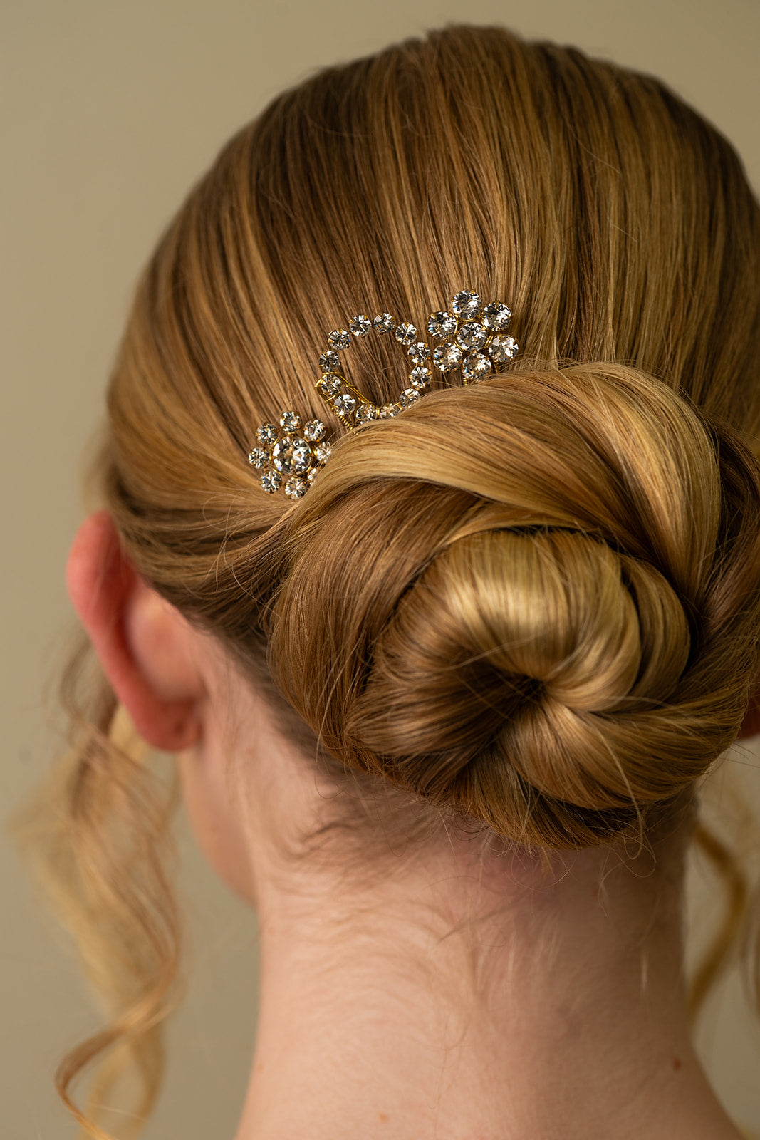 Set of three sparkling hairpins - Bridal hair pice, wedding hair piece, barrettes