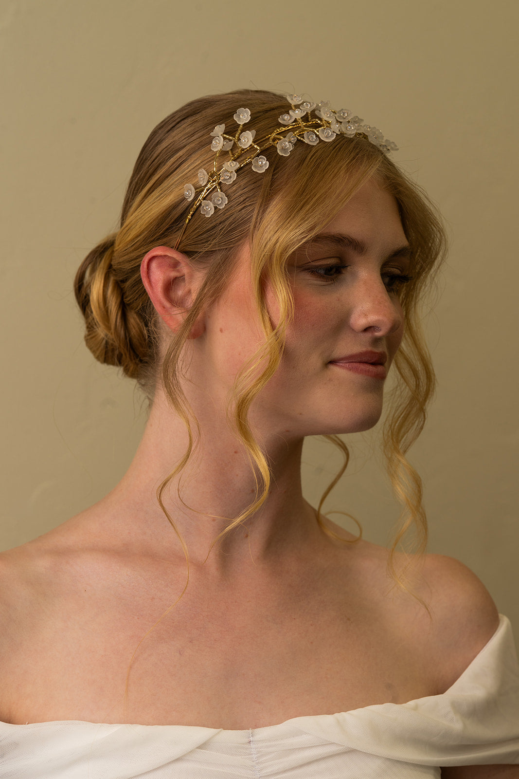 Delicate Flower Vine Crown – Bridal Wedding Hair Piece