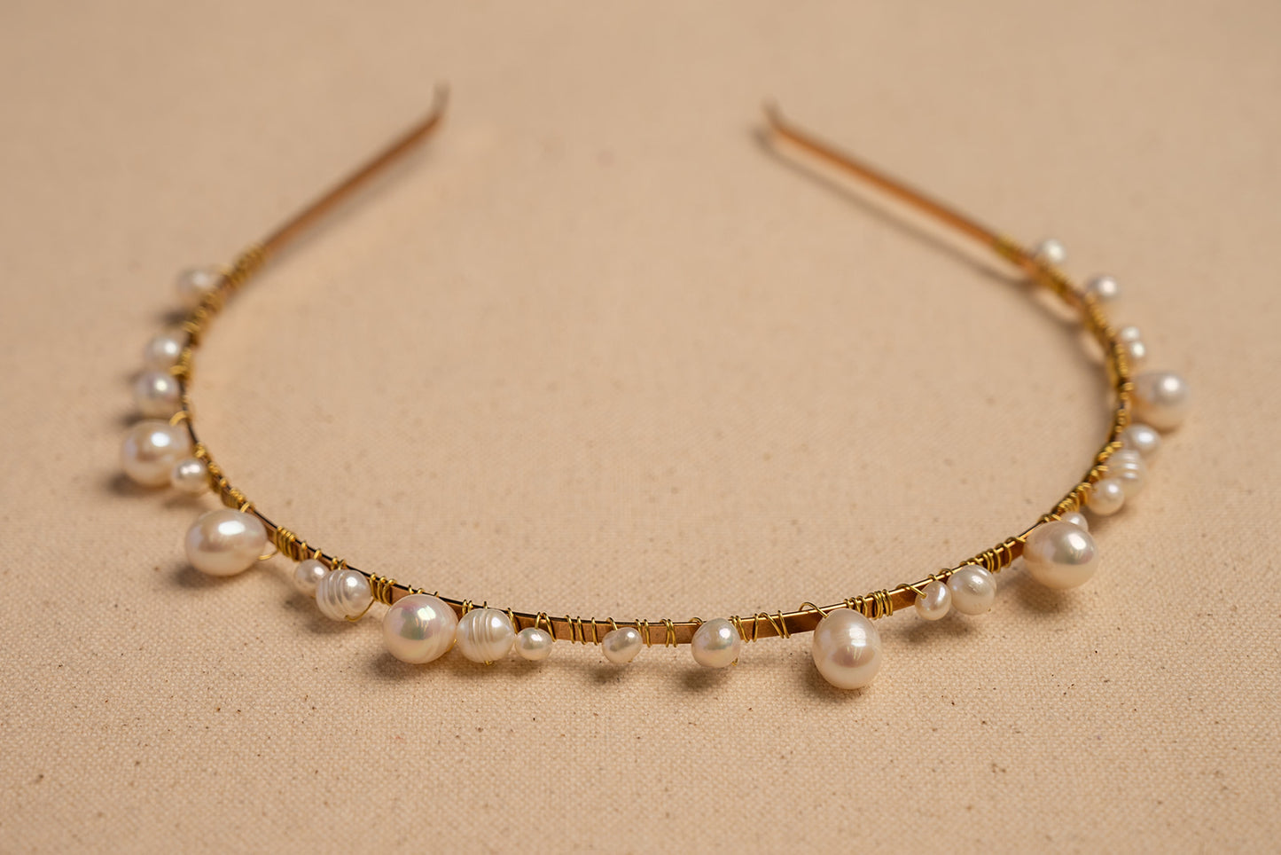 Freshwater Pearl Bridal Headband – Wedding Hair Piece