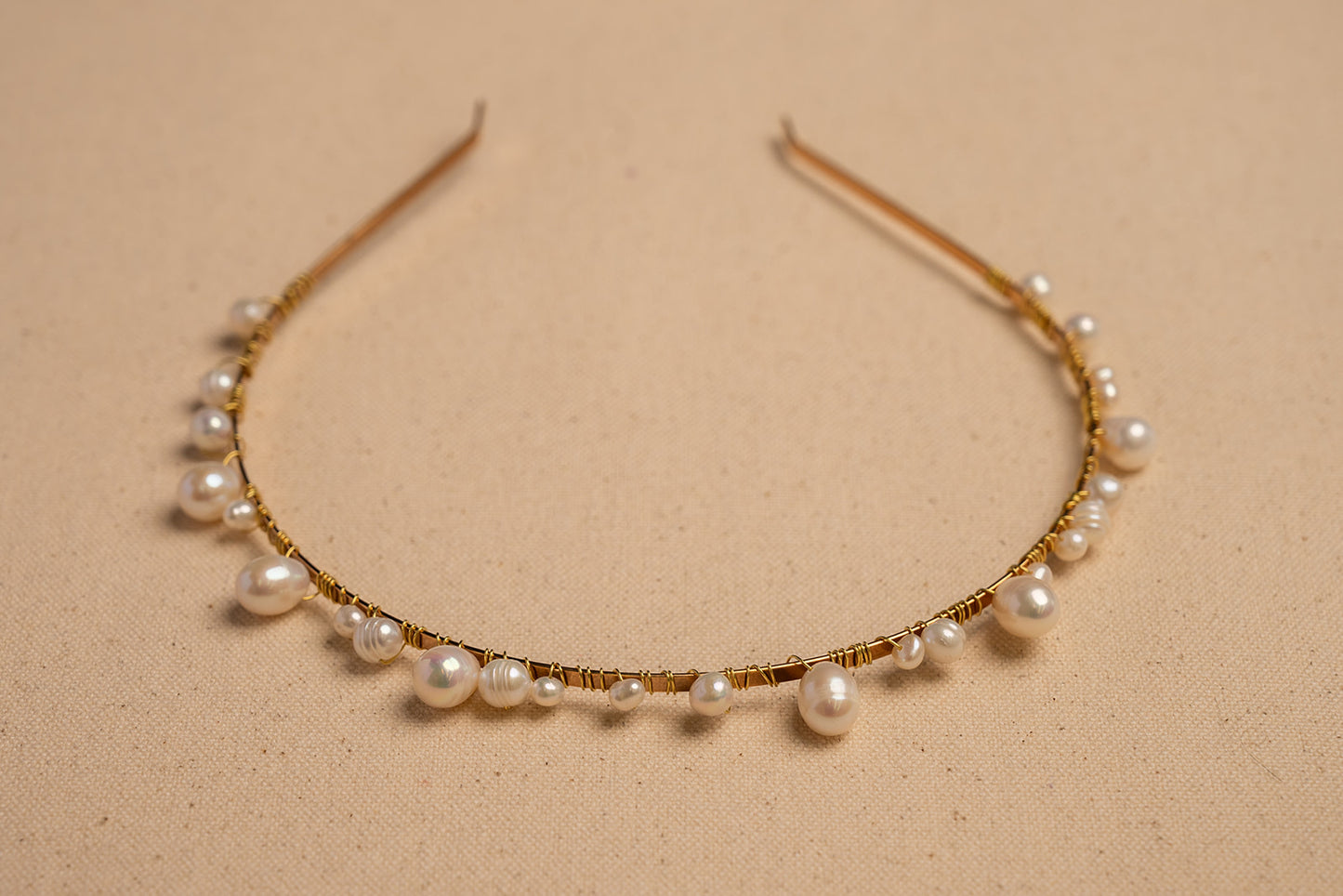Freshwater Pearl Bridal Headband – Wedding Hair Piece