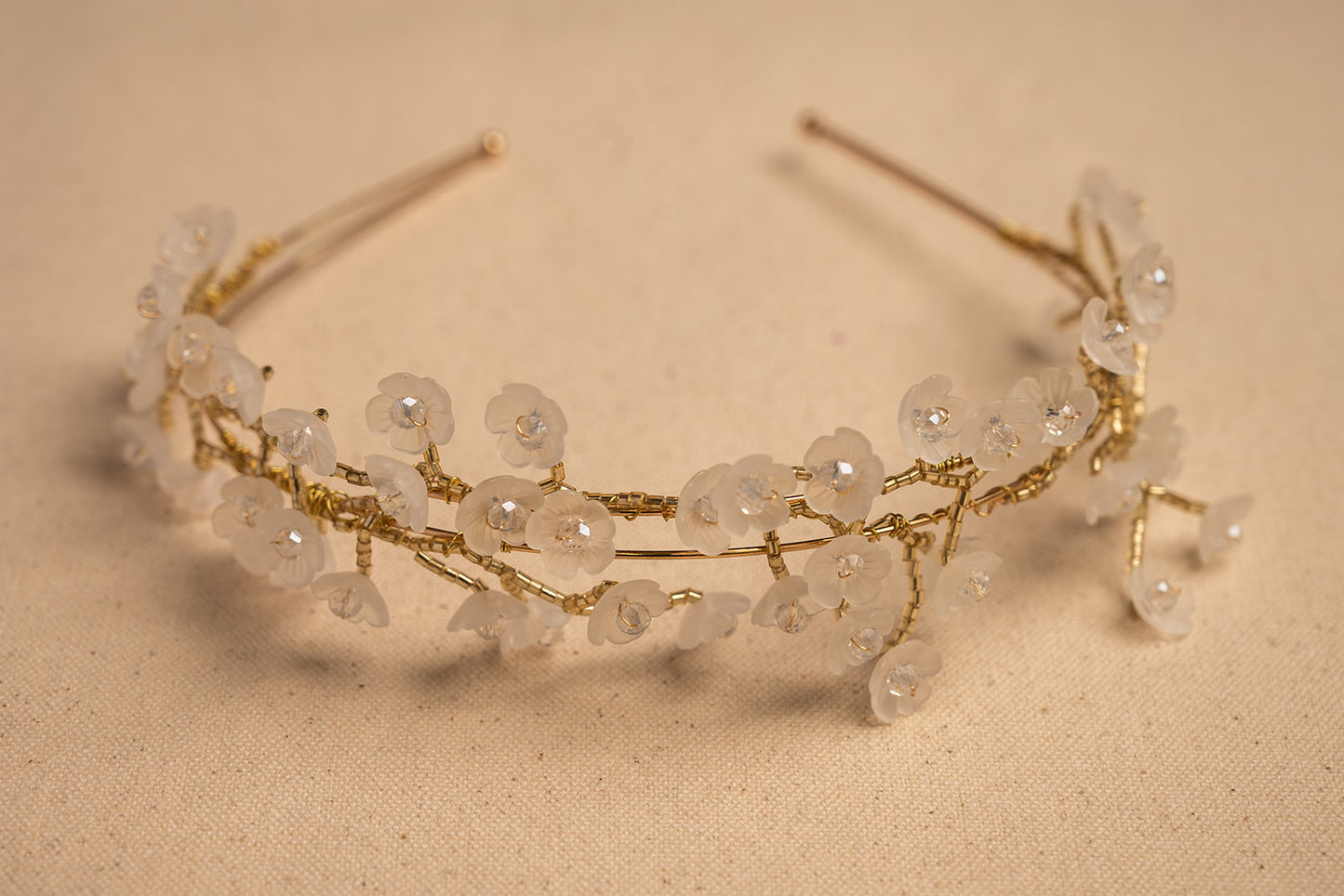 Delicate Flower Vine Crown – Bridal Wedding Hair Piece
