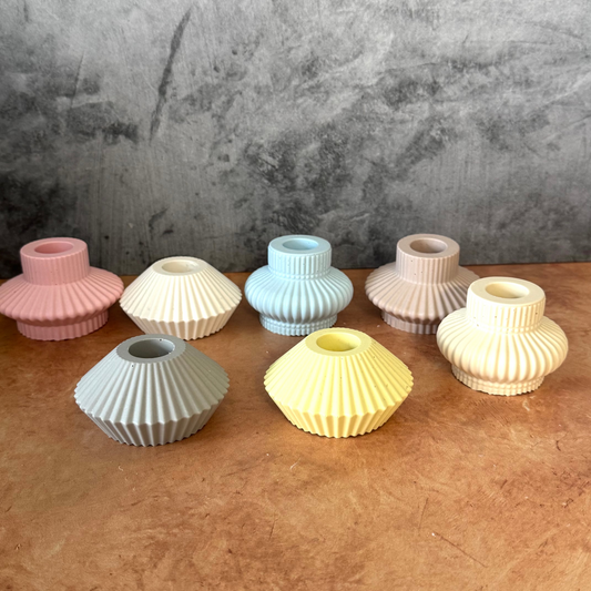 Lined, Geometric Candlestick Holders, Home Decor, candle holders, tabletop