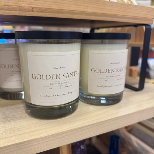 Golden Santal Scented Candle