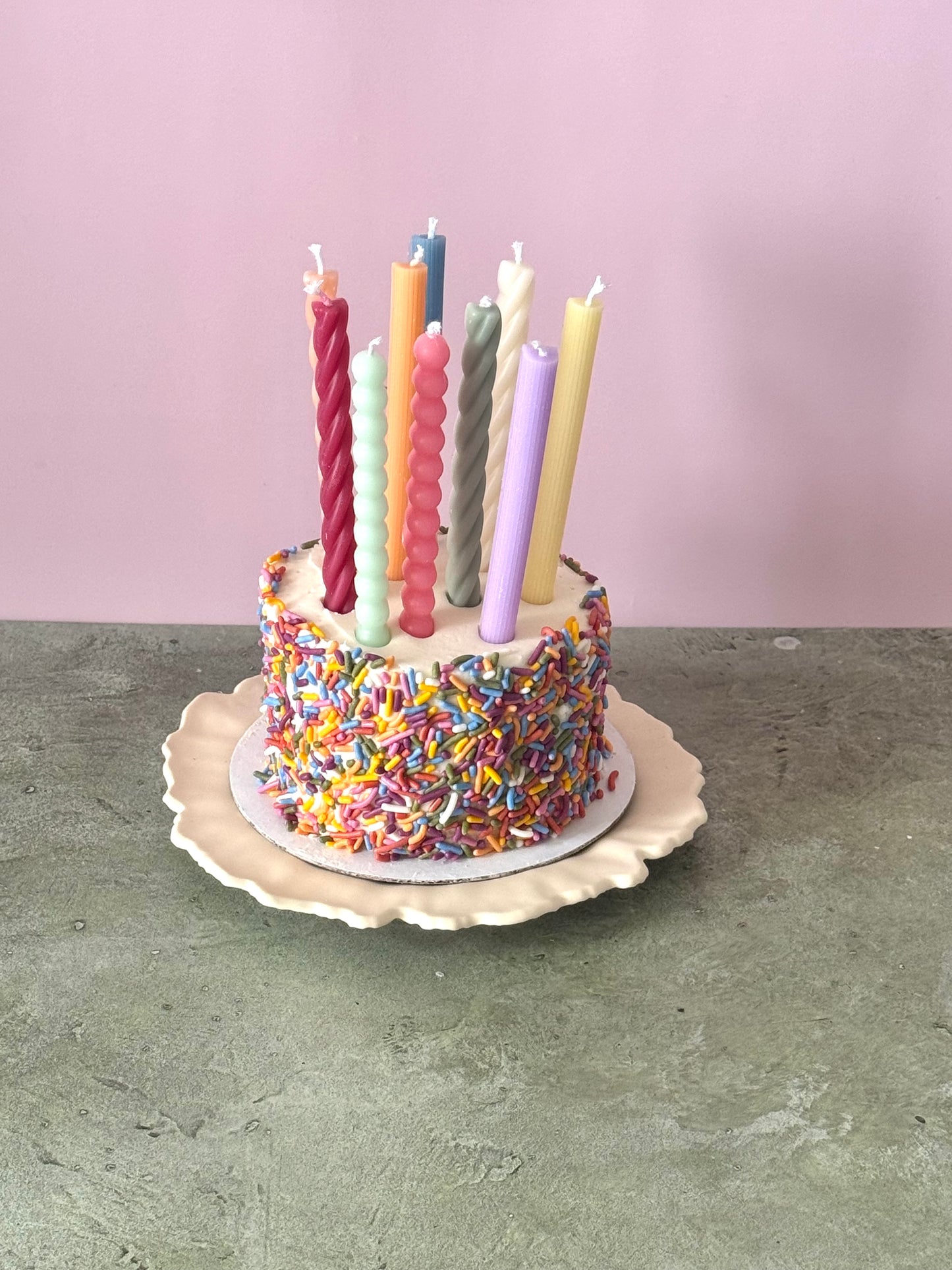 Shaped Birthday Candles, Set of ten, party candles, cake candles