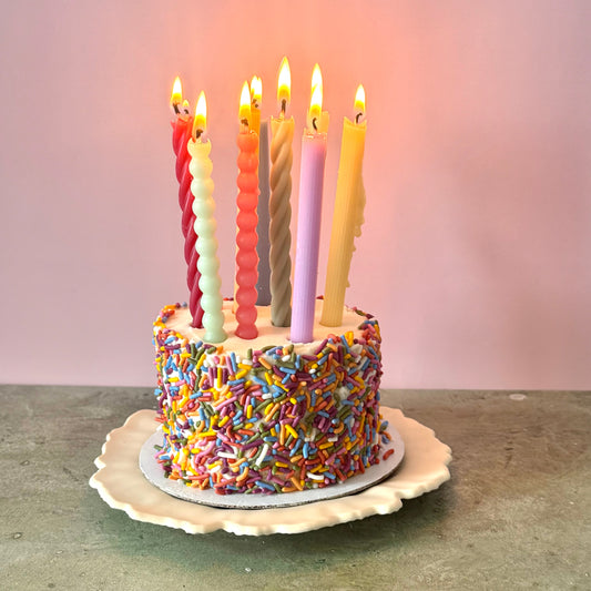 Shaped Birthday Candles, Set of ten, party candles, cake candles