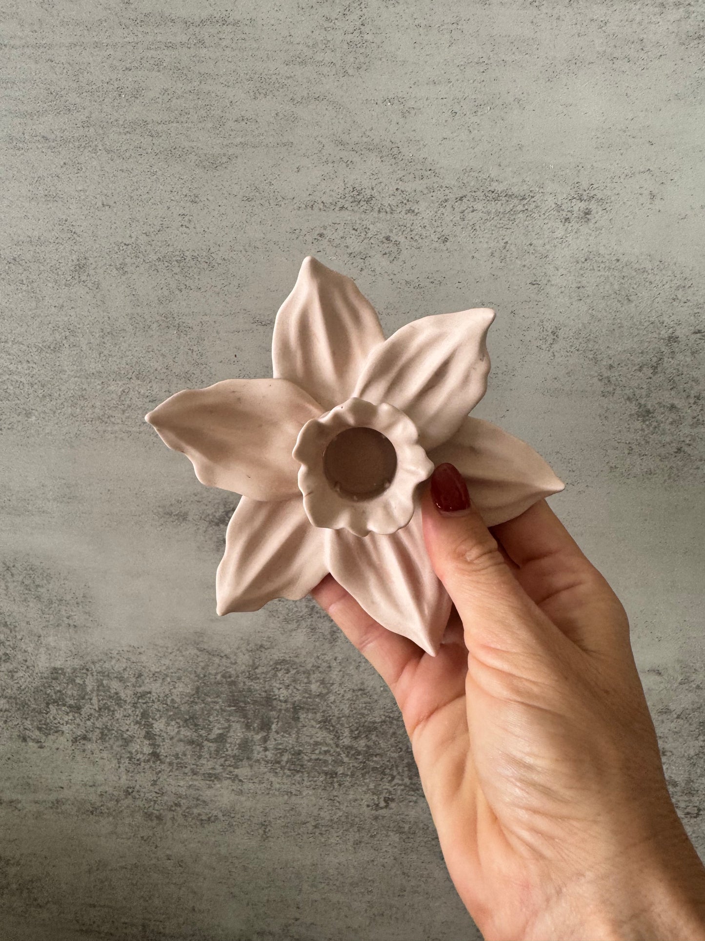 Flower Candlestick Holders, Home Decor, candle holders, tabletop, handmade