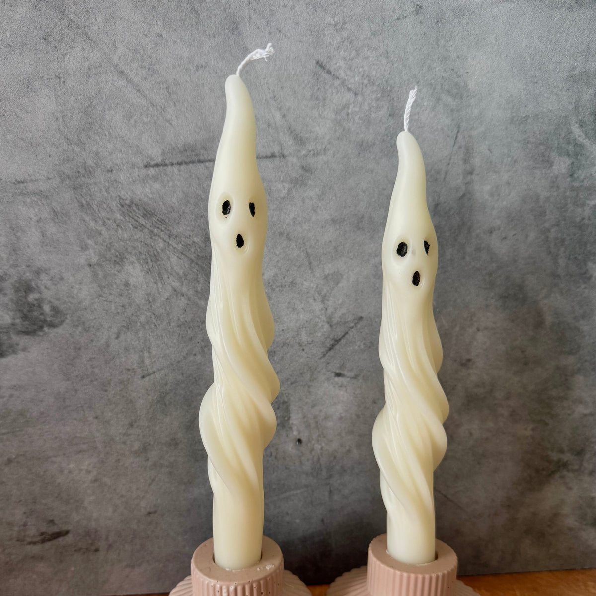 Ghost Taper Candles, Halloween Decor