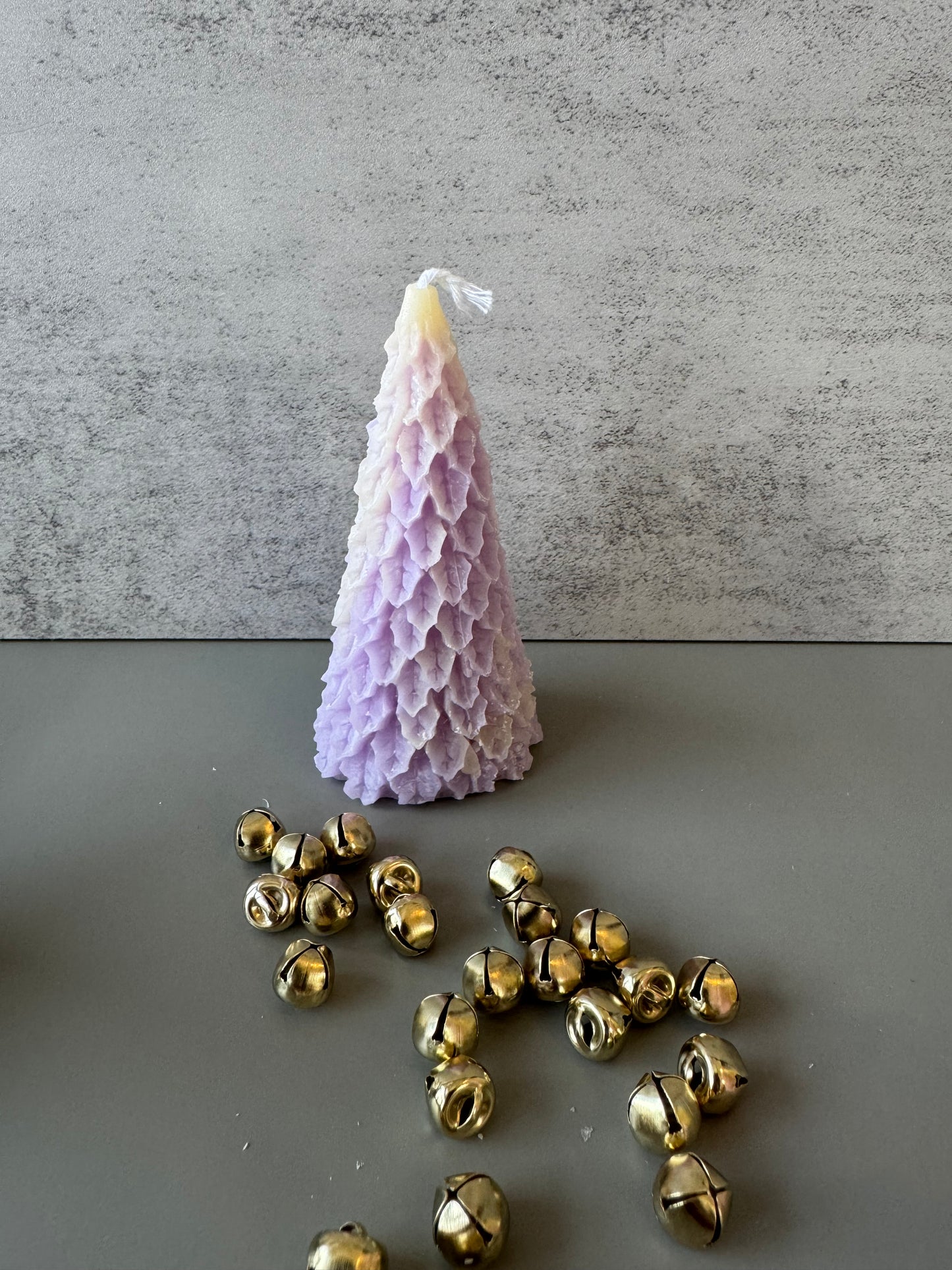 Frosty Retro Style Holiday Tree Candles, Decor, Christmas, Candlesticks, decor, gift, table scape, Taper Candle, novelty holiday decor