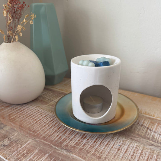 Minimalist Speckled Ceramic Wax Melt warmer
