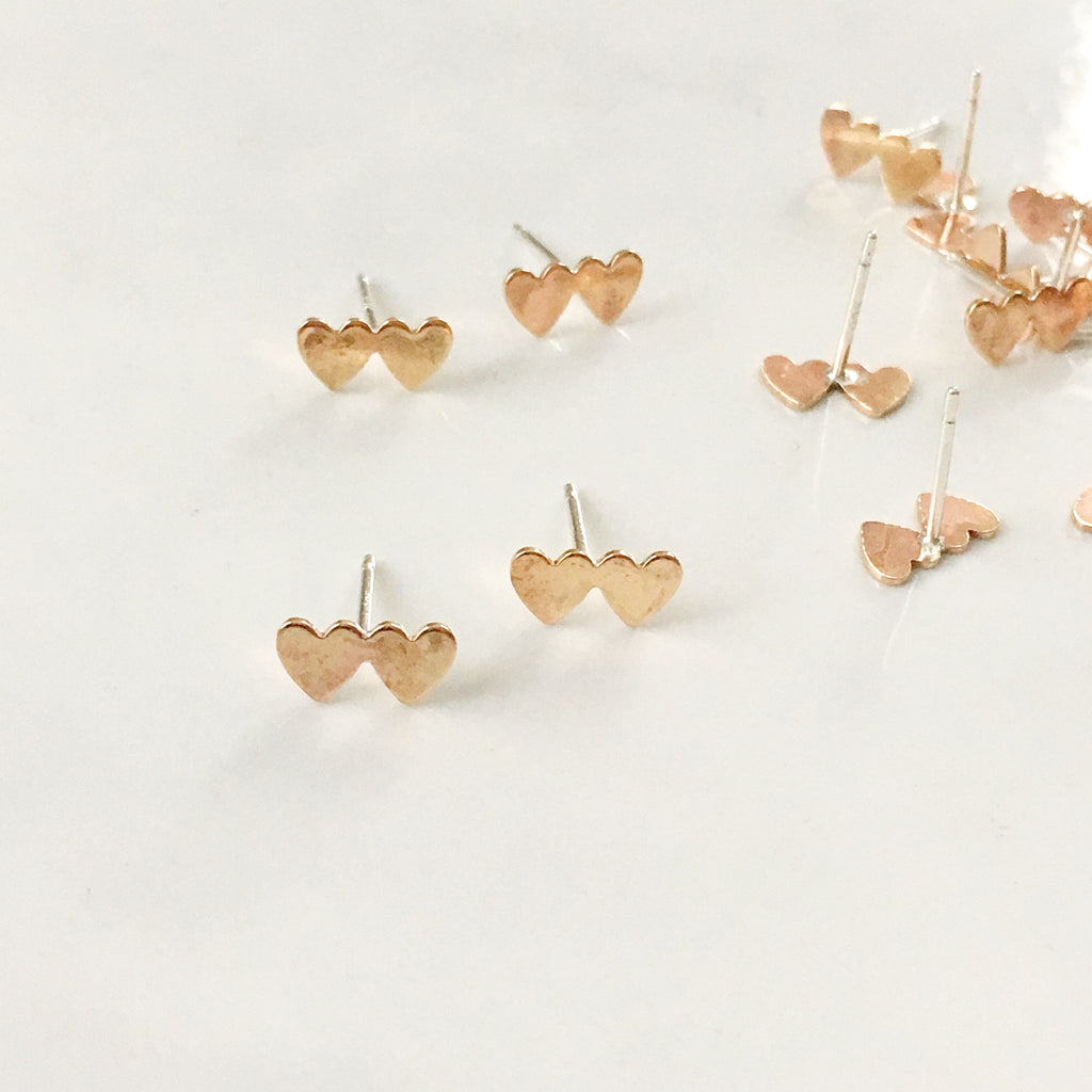 heart earrings