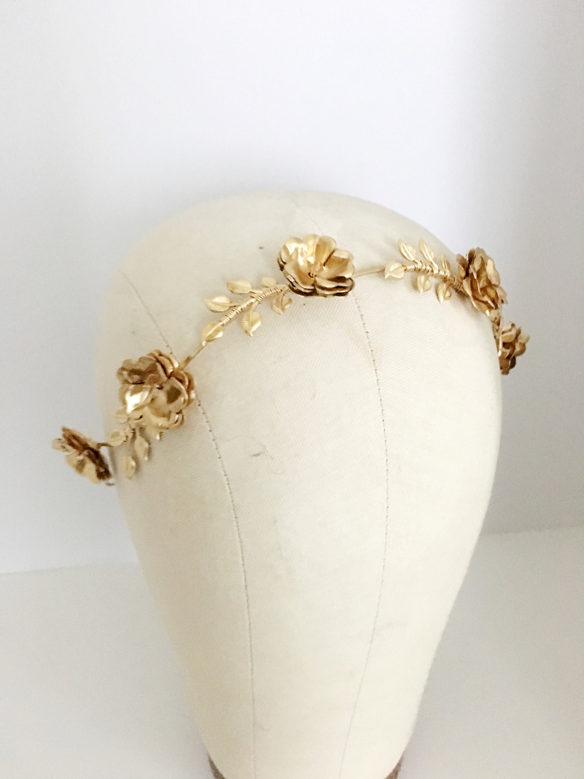 bridal flower crown