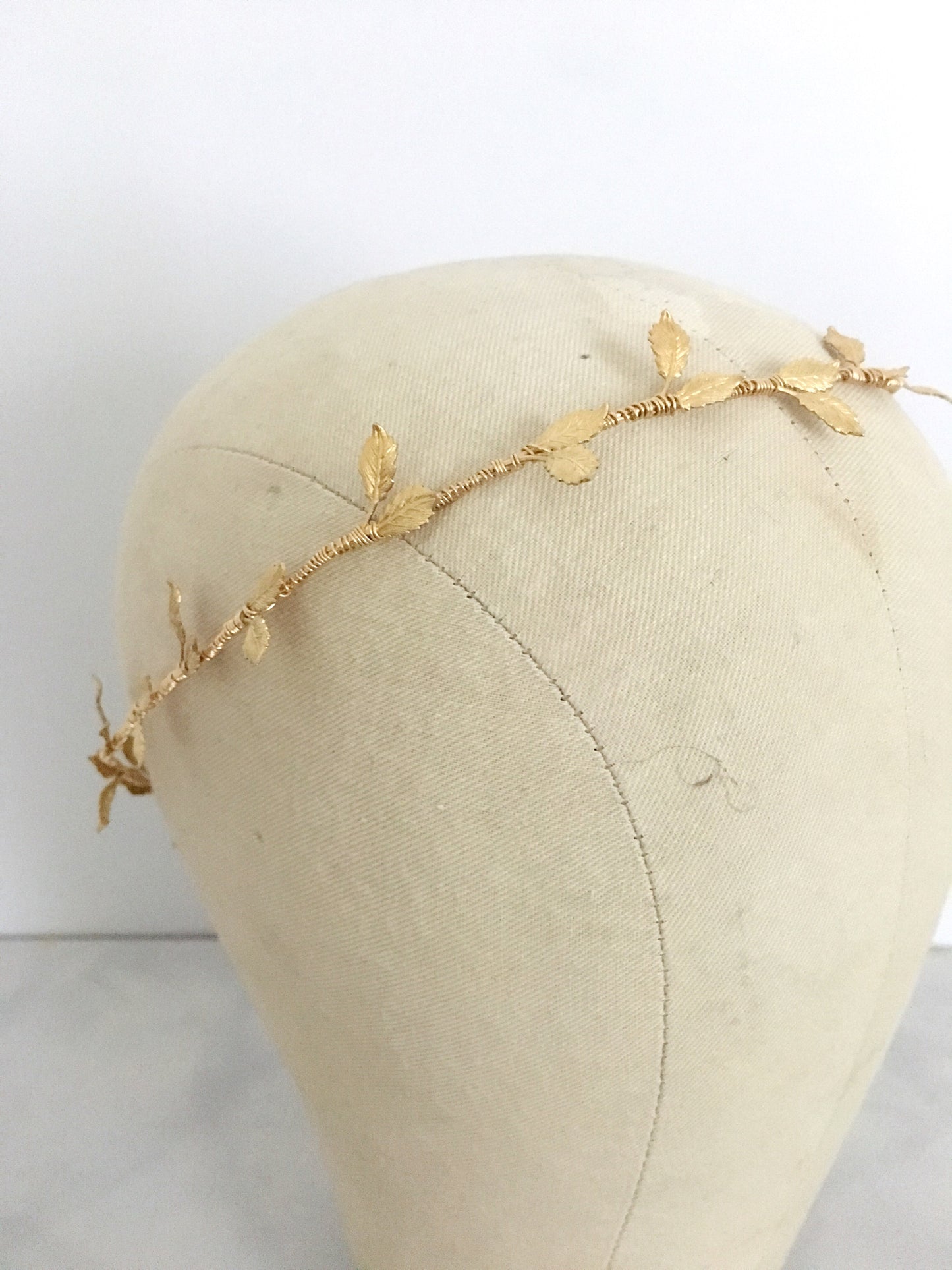 gold bridal crown