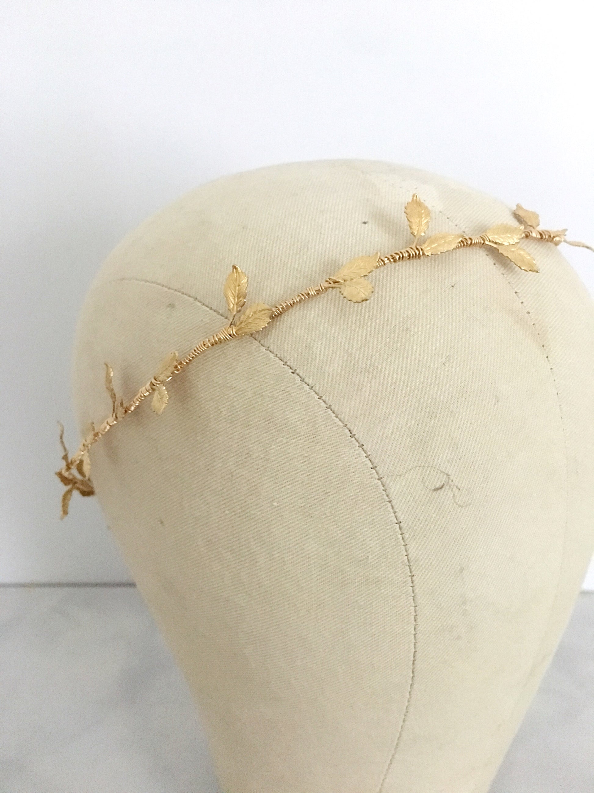 gold bridal crown
