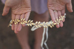 wedding headband gold