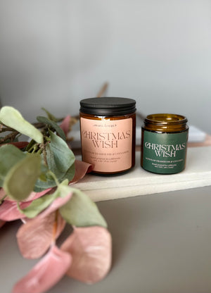 Christmas Wish Candle -  Scented Holiday Candle, Scents of frasier fir and cinamon