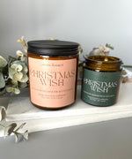 Christmas Wish Candle -  Scented Holiday Candle, Scents of frasier fir and cinamon