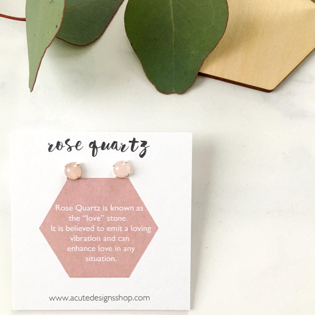 Healing Gemstone Studs