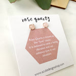 Healing Gemstone Studs