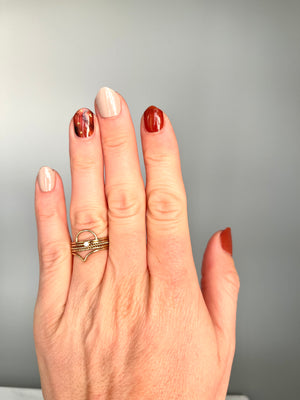 Minimalist Gold Fill Rings, Stacking Rings, Sparkle Rings, Simple Boho Gold Jewelry