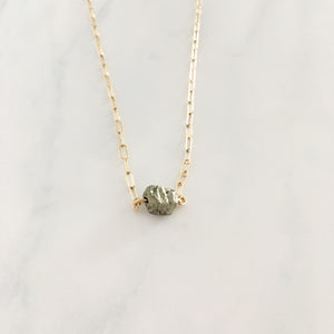 pyrite necklace