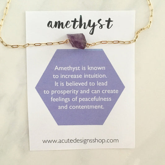 amethyst necklace