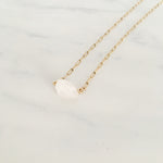 rose quartz healing gemstone necklace
