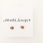 piglet stud earrings