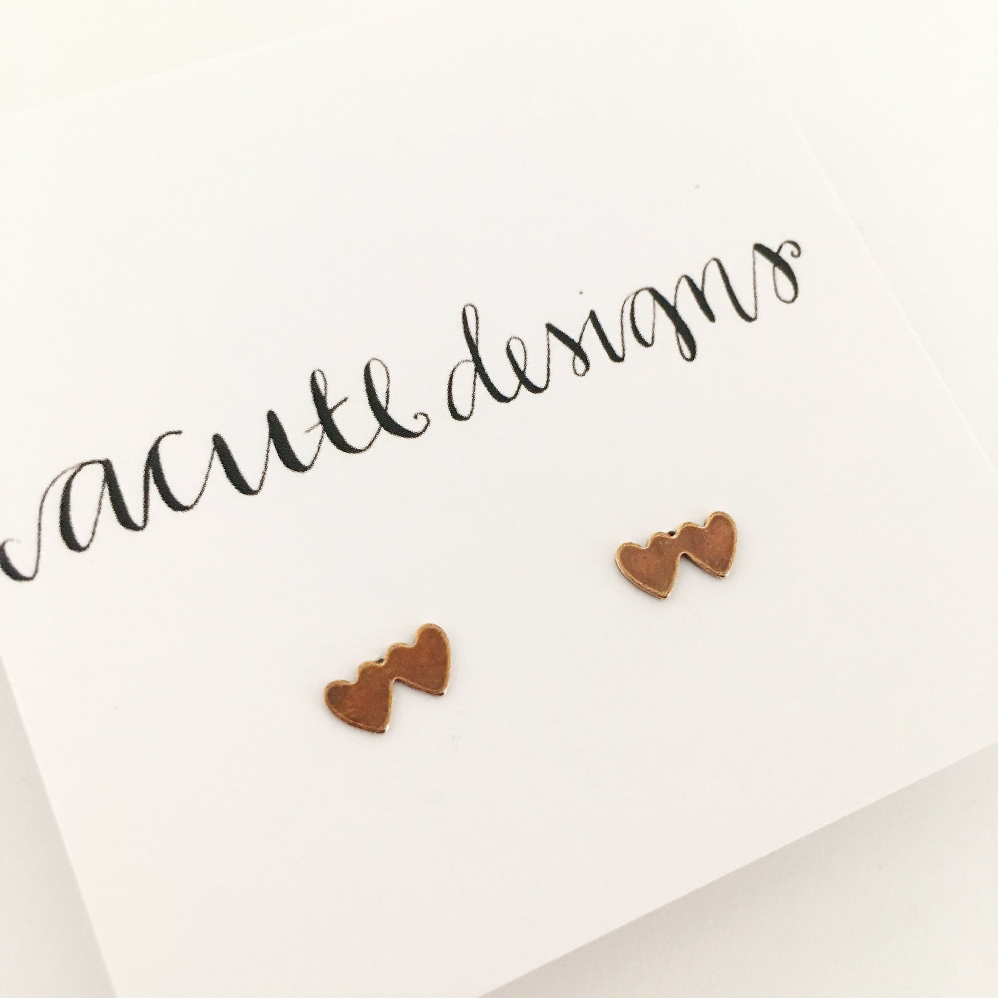 heart earrings