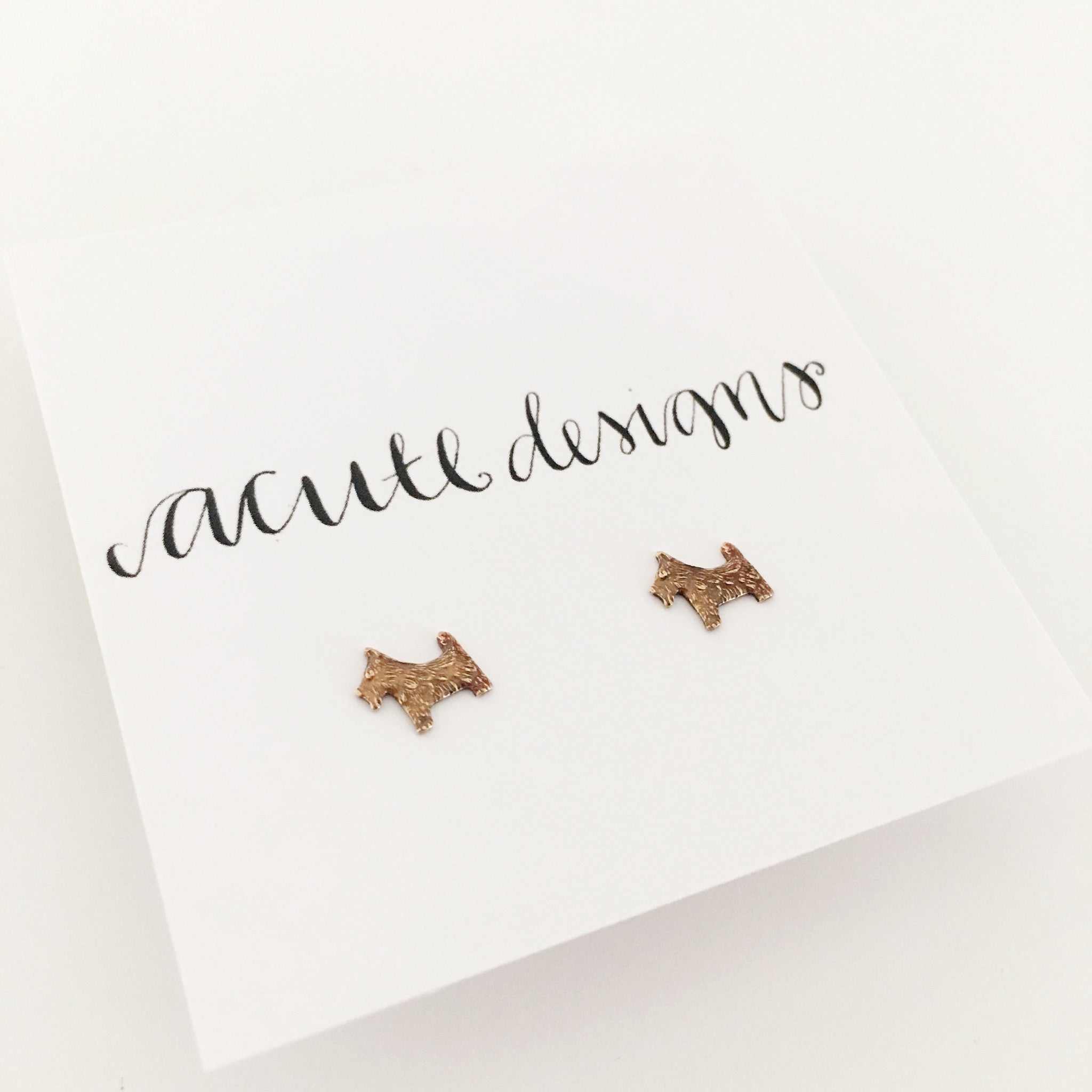 scottie dog earrings