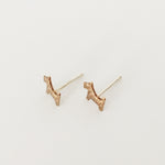scottie dog stud earrings