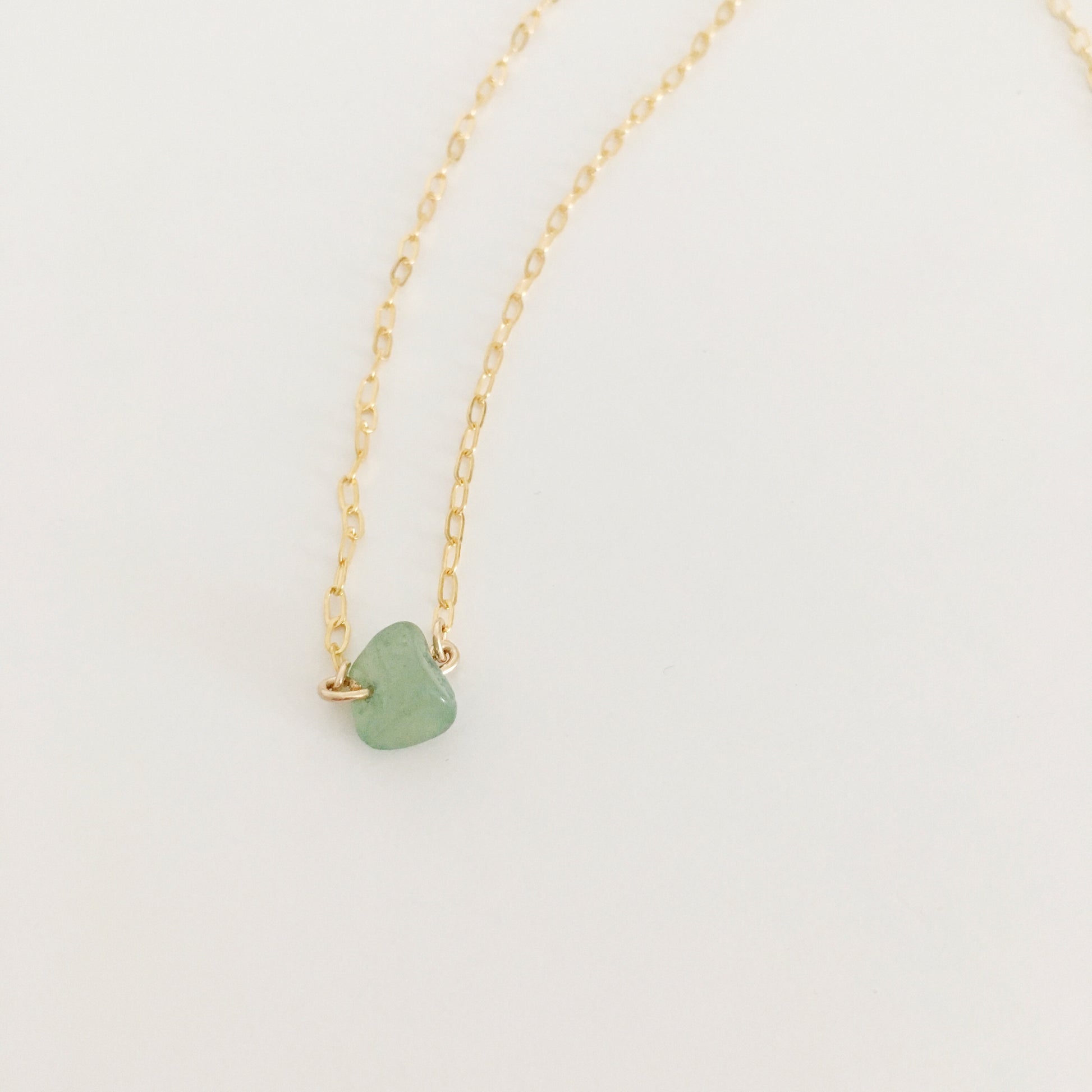 jade healing crystal necklace
